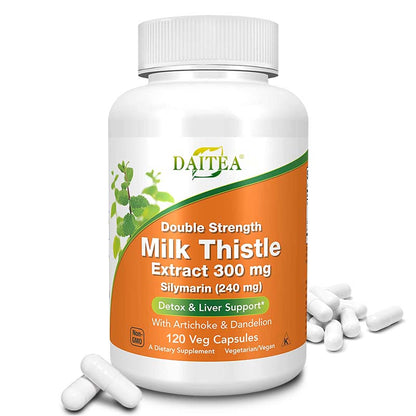 Liver Detox Capsules - Milk Thistle, Dandelion & Artichoke Blend