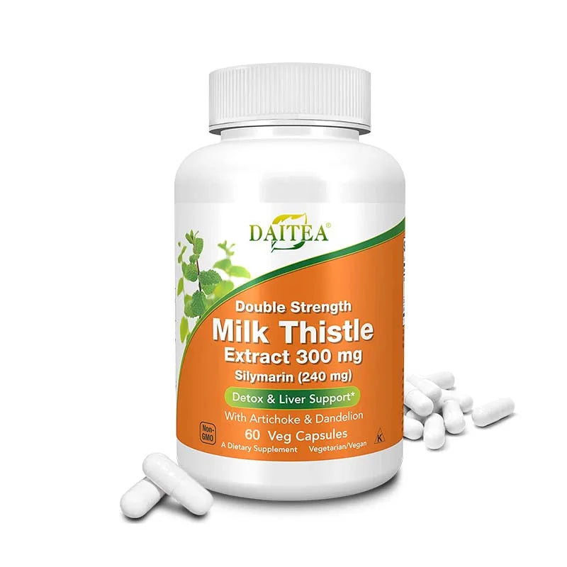 Liver Detox Capsules - Milk Thistle, Dandelion & Artichoke Blend