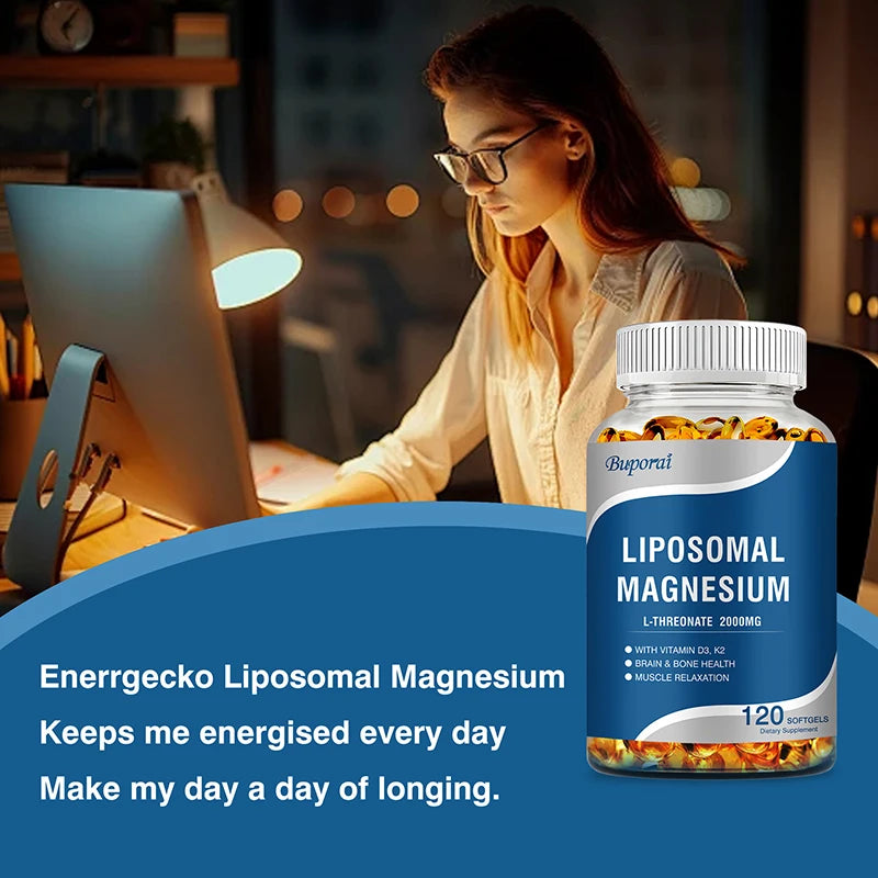 Magnesium L-Threonate - Enhance Brain Function & Muscle Relaxation