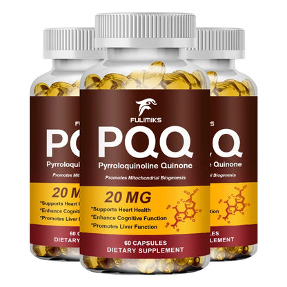 Nootropic Capsules, with PQQ, Bacopa & L-Theanine, Improves Focus, Learning Ability, Memory, Calm Mood & Mental Performance