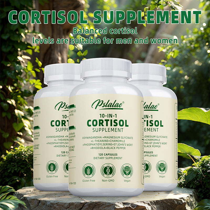 Cortisol Supplements - Boost Mood & Focus, Relieve Anxiety