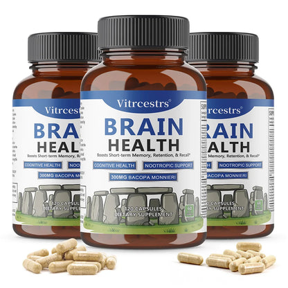 Brain Booster Nootropic Supplement, Enhance Focus, Memory & Concentration, Improve Cognitive Performance, Thinking Skills