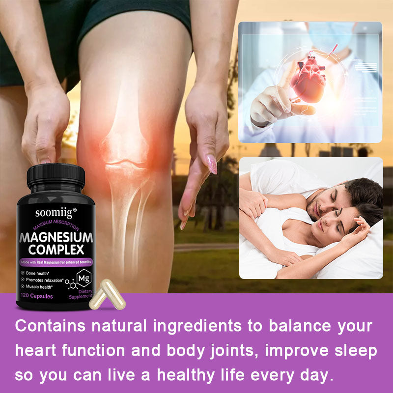Magnesium Complex Supplements - Muscle & Bone Support