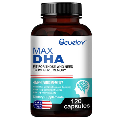 Brain Supplement: DHA Memory Boost - Enhance Brain & Eyesight