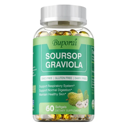 Soursop Graviola Capsules - Immune Boost & Cell Support